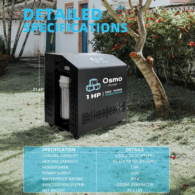 1 HP Ice Bath Water Chiller Dual Mode