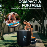 Inflatable Detachable 2-Tier Step for Ice Bath Tubs