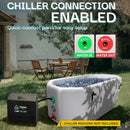 Inflatable Reclining Ice Bath Tub - 120 Gal Grey