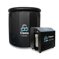 Inflatable Round Ice Bath Tub with 1 HP Water Chiller