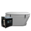 Inflatable Slanted-edge Ice Bath Tub with 1 HP Water Chiller