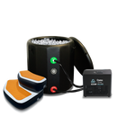 Inflatable Round Ice Bath Tub with 1/2 HP Water Chiller & Non-slip Step