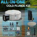 Inflatable Octagonal Ice Bath Tub with 1 HP Water Chiller