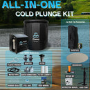 Inflatable Round Ice Bath Tub with 1 HP Water Chiller