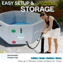 Inflatable Octagonal Ice Bath Tub - 660 Gal Grey