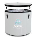 Inflatable Round Ice Bath Tub - 115 Gal Grey