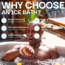 Inflatable Octagonal Ice Bath Tub - 660 Gal Grey