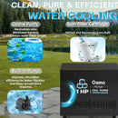 Inflatable Octagonal Ice Bath Tub with 1 HP Water Chiller