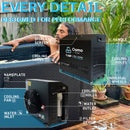 Inflatable Round Cold Plunge Tub with 1 HP Water Chiller