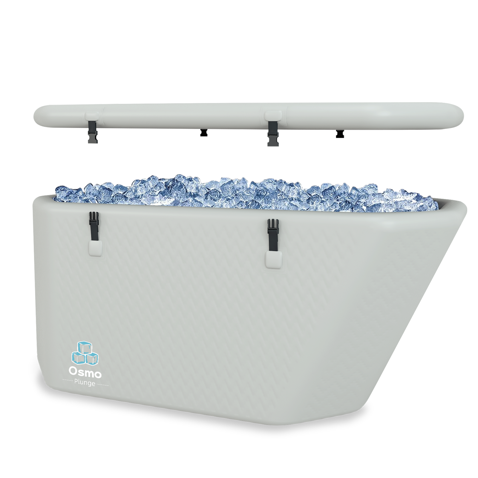 Inflatable Reclining Ice Bath Tub - 120 Gal Grey
