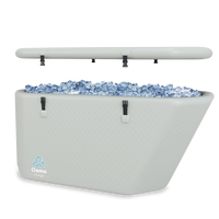 Inflatable Reclining Ice Bath Tub - 120 Gal Grey