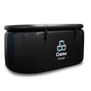 Inflatable Oval Ice Bath Tub - 115 Gal Black