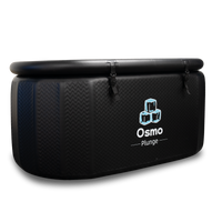 Inflatable Oval Ice Bath Tub - 115 Gal Black